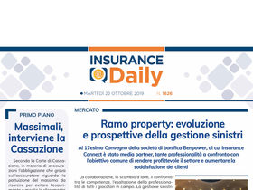 Insurance Daily n. 1626 di martedì 22 ottobre 2019