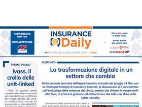 Insurance Daily n. 1646 di mercoledì 20 novembre 2019