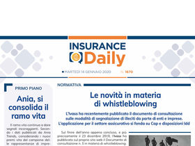Insurance Daily n. 1670 di martedì 14 gennaio 2020