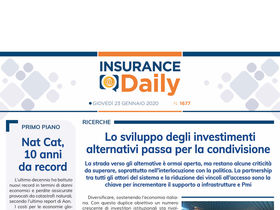 Insurance Daily n. 1677 di giovedì 23 gennaio 2020