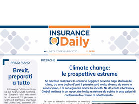 Insurance Daily n. 1679 di lunedì 27 gennaio 2020