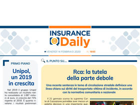Insurance Daily n. 1693 di venerdì 14 febbraio 2020