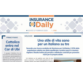 Insurance Daily n. 1702 di giovedì 27 febbraio 2020