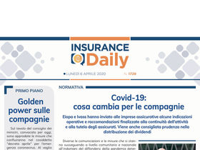 Insurance Daily n. 1729 di lunedì 6 aprile 2020