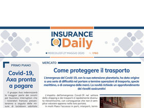 Insurance Daily n. 1760 di mercoledì 27 maggio 2020