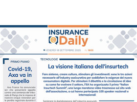 Insurance Daily n. 1805 di venerdì 18 settembre 2020