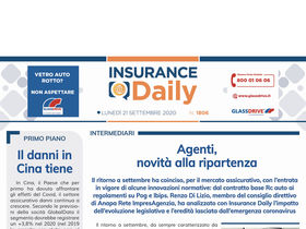 Insurance Daily n. 1806 di lunedì 21 settembre 2020