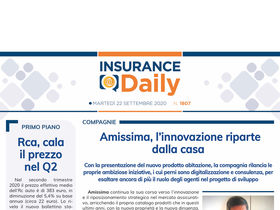 Insurance Daily n. 1807 di martedì 22 settembre 2020