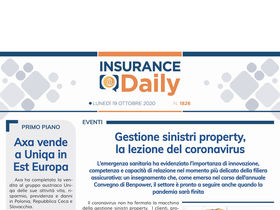 Insurance Daily n. 1826 di lunedì 19 ottobre 2020