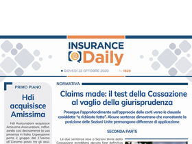 Insurance Daily n. 1829 di giovedì 22 ottobre 2020