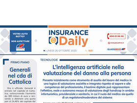 Insurance Daily n. 1831 di lunedì 26 ottobre 2020