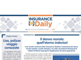 Insurance Daily n. 1853 di mercoledì 25 novembre 2020