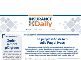 Insurance Daily n. 1925 di giovedì 1 aprile 2021