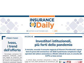 Insurance Daily n. 2011 di martedì 14 settembre 2021