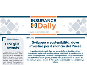 Insurance Daily n. 2015 di lunedì 20 settembre 2021