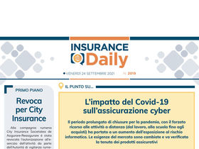 Insurance Daily n. 2019 di venerdì 24 settembre 2021