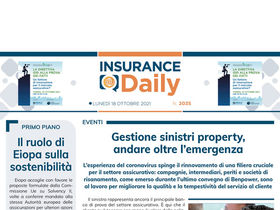 Insurance Daily n. 2035 di lunedì 18 ottobre 2021