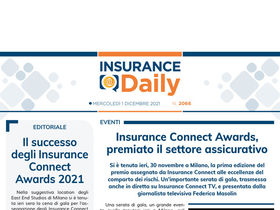 Insurance Daily n. 2066 di mercoledì 1 dicembre 2021