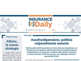 Insurance Daily n. 2068 di venerdì 3 dicembre 2021