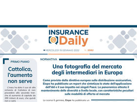 Insurance Daily n. 2082 di mercoledì 19 gennaio 2022