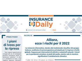 Insurance Daily n. 2083 di giovedì 20 gennaio 2022