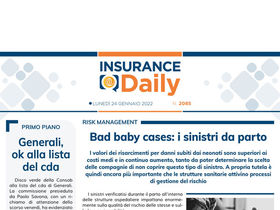 Insurance Daily n. 2085 di lunedì 24 gennaio 2022