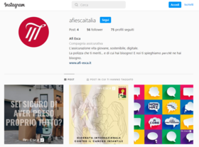 Afi Esca è la prima compagnia vita a sbarcare su Instagram