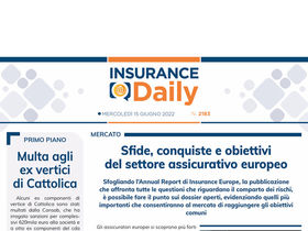 Insurance Daily n. 2183 di mercoledì 15 giugno 2022