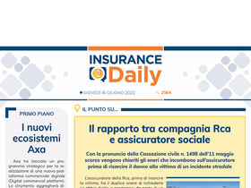 Insurance Daily n. 2184 di giovedì 16 giugno 2022