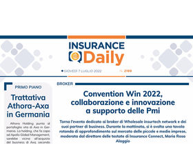Insurance Daily n. 2199 di giovedì 7 luglio 2022