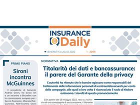 Insurance Daily n. 2205 di venerdì 15 luglio 2022
