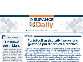 Insurance Daily n. 2227 di martedì 27 settembre 2022