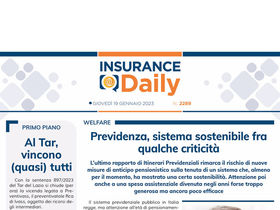 Insurance Daily n. 2289 di giovedì 19 gennaio 2023