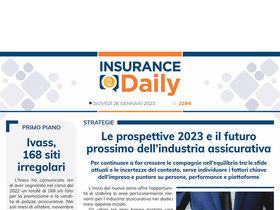 Insurance Daily n. 2294 di giovedì 26 gennaio 2023