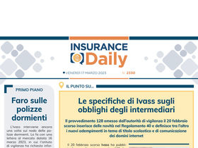 Insurance Daily n. 2330 di venerdì 17 marzo 2023