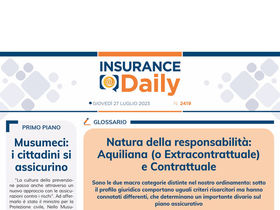 Insurance Daily n. 2419 di giovedì 27 luglio 2023