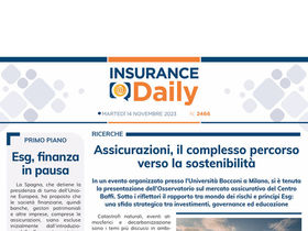 Insurance Daily n. 2466 di martedì 14 novembre 2023