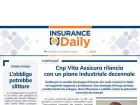 Insurance Daily n. 2496 di giovedì 18 gennaio 2024