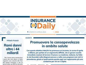 Insurance Daily n. 2556 di venerdì 12 aprile 2024