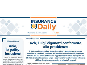 Insurance Daily n. 2561 di venerdì 19 aprile 2024
