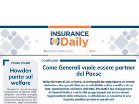 Insurance Daily n. 2761 di giovedì 3 aprile 2025