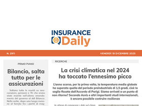 Insurance Daily n. 2911 di venerdì 19 dicembre 2025