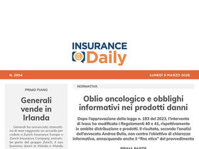 Insurance Daily n. 2954 di lunedì 9 marzo 2026