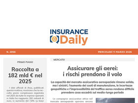 Insurance Daily n. 2956 di mercoledì 11 marzo 2026