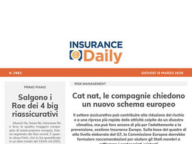 Insurance Daily n. 2962 di giovedì 19 marzo 2026