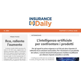 Insurance Daily n. 2984 di martedì 21 aprile 2026