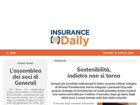 Insurance Daily n. 2986 di giovedì 23 aprile 2026