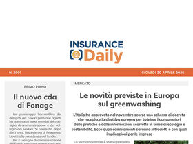 Insurance Daily n. 2991 di giovedì 30 aprile 2026